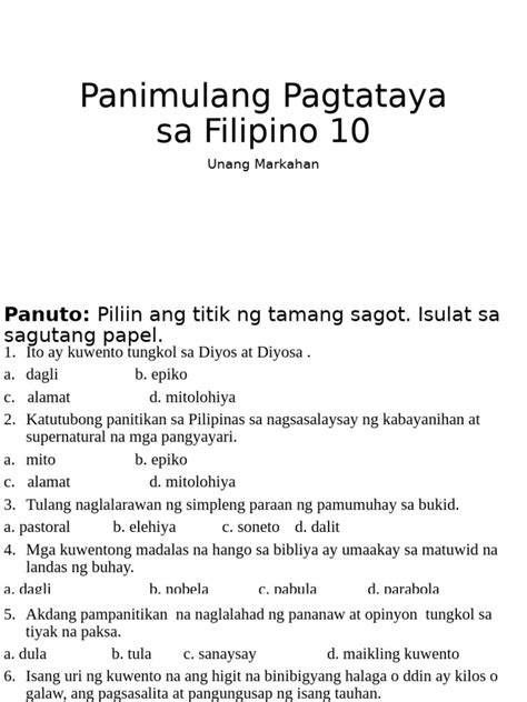 kantutan in a sentence tagalog brainly grade 10 answer|Grd10 Filipino Panimulang Pagtataya (MGA SAGOT) .